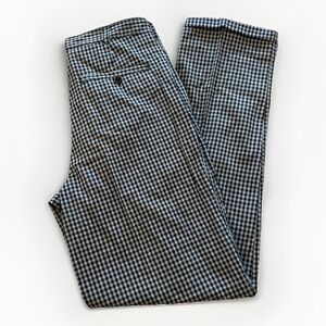 Vintage Generra Collection Pants Mens 32 x 34 Plaid Gingham Cotton Punk 90s